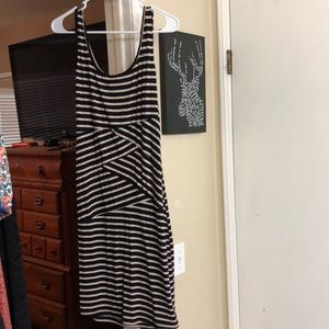 Fitted striped dress